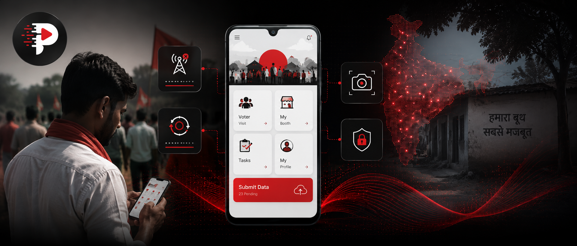 Pollistics Staff app